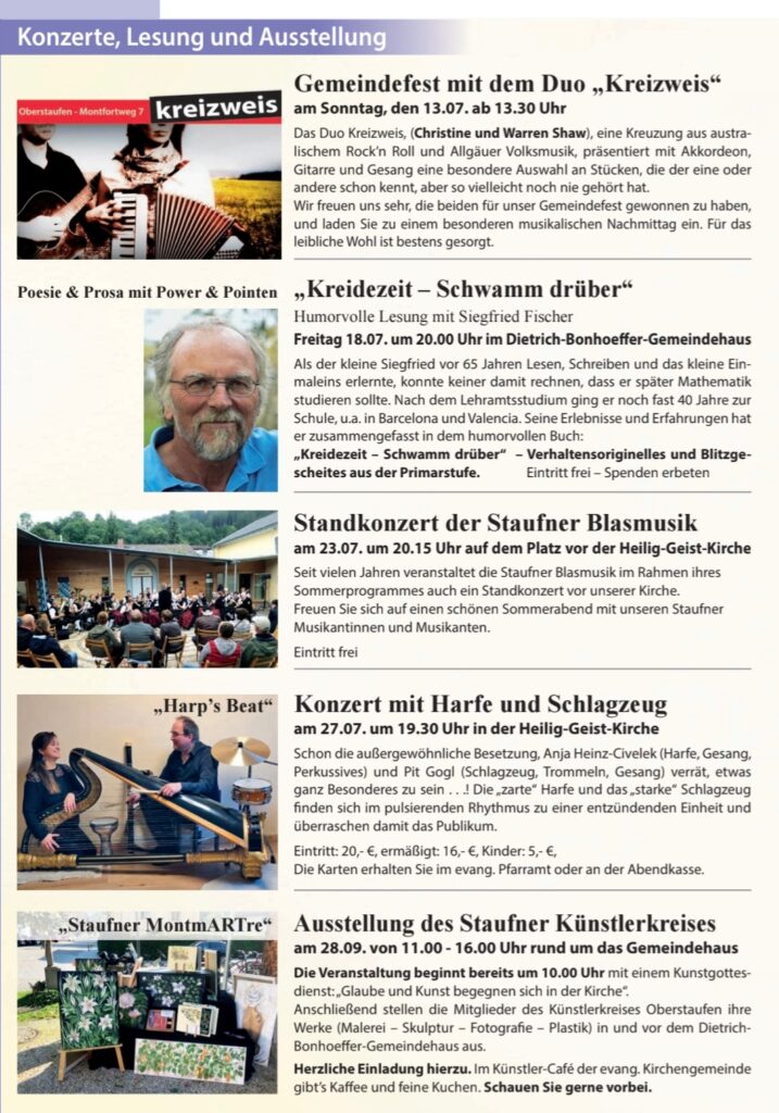 Da ist doch für jeden etwas dabei.